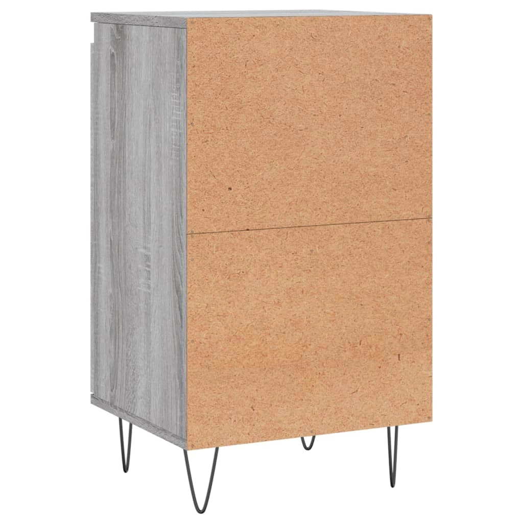 Buffet credenza cassettiera armadio mobile contenitore organizer cucina soggiorno Sonoma 40 x 35 x 70 cm legno ingegnerizzato grigio 02_0036355