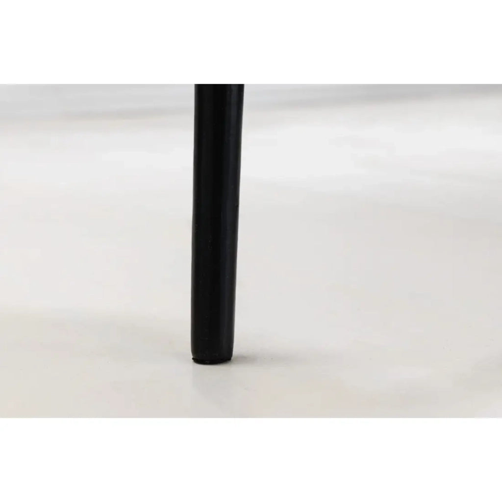 Set di 3 tavolini impilabili NERA dorati e neri - design chic contemporaneo