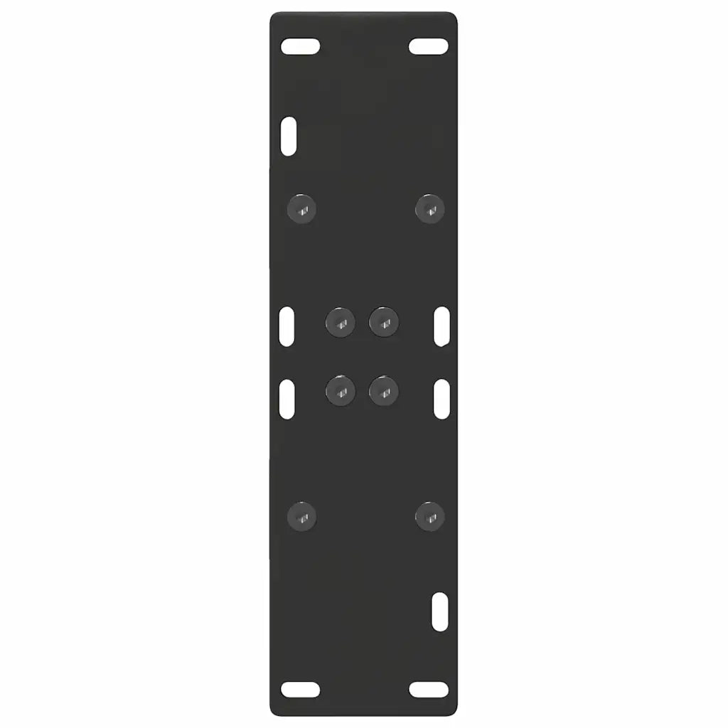 Gambe per tavolo da pranzo a forma di A 2 pz | Piede del tavolo nere 50x(72-73) cm in acciaio