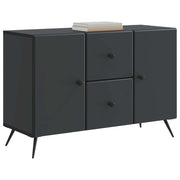 Credenza | Madia | Buffet da pranzo | Armadio da pranzo Nero 89 x 34,5 x 60 cm Legno ingegnerizzato