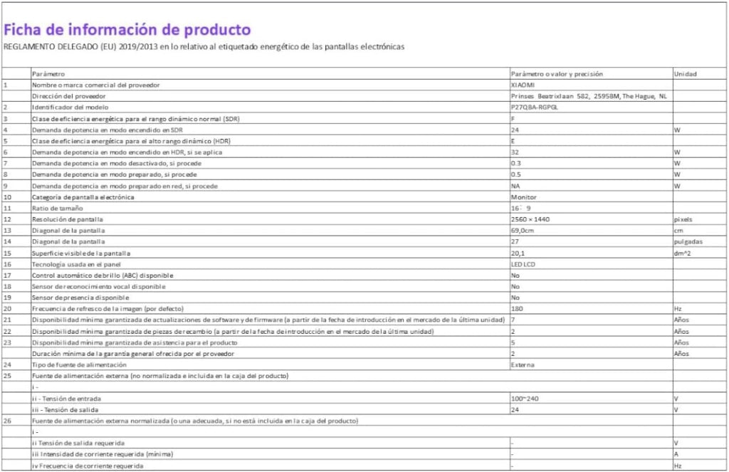 Monitor G27 Pro
