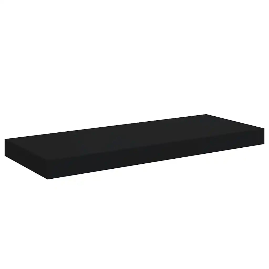 Scaffale a parete | Ripiano a parete | Mensola a parete Nero 60x23,5x3,8 cm in MDF