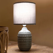 Bethel, Lampada da Tavolo Necessaria 1 Lampadina, Grigio