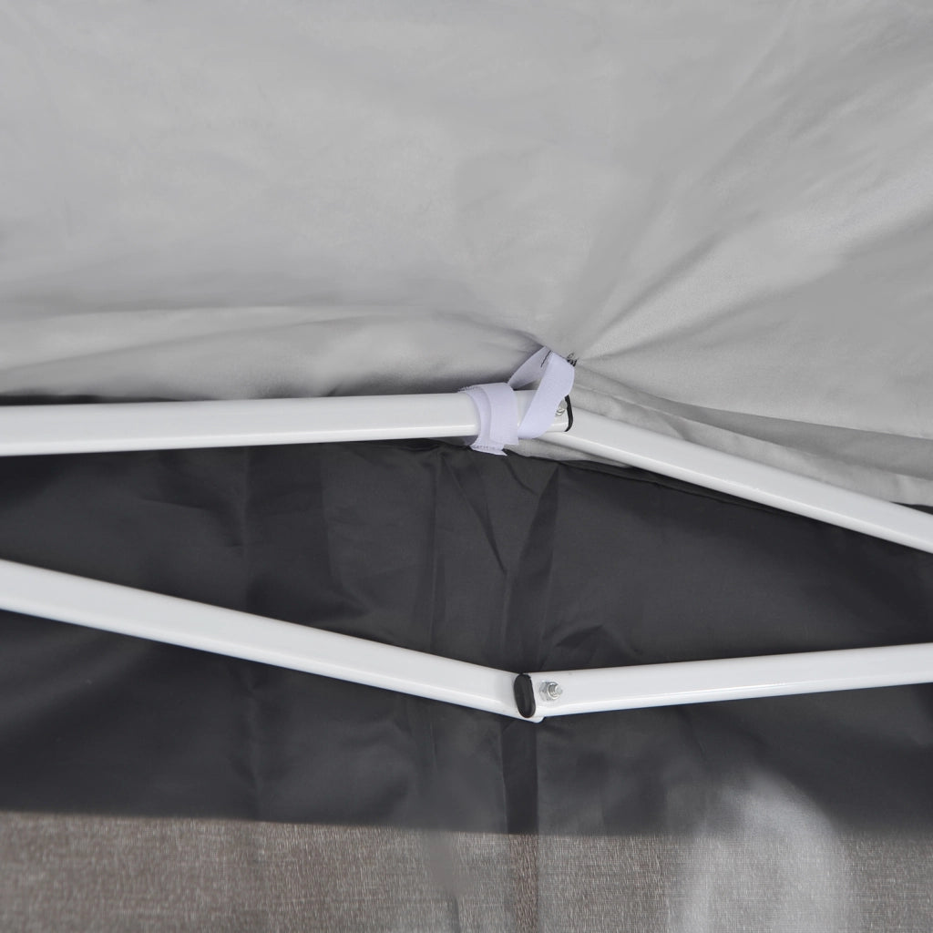 Gazebo 2x2m con 4 pareti laterali e finestre protezione UV tenda da giardino inclusa borsa da trasporto Oxford Black in acciaio