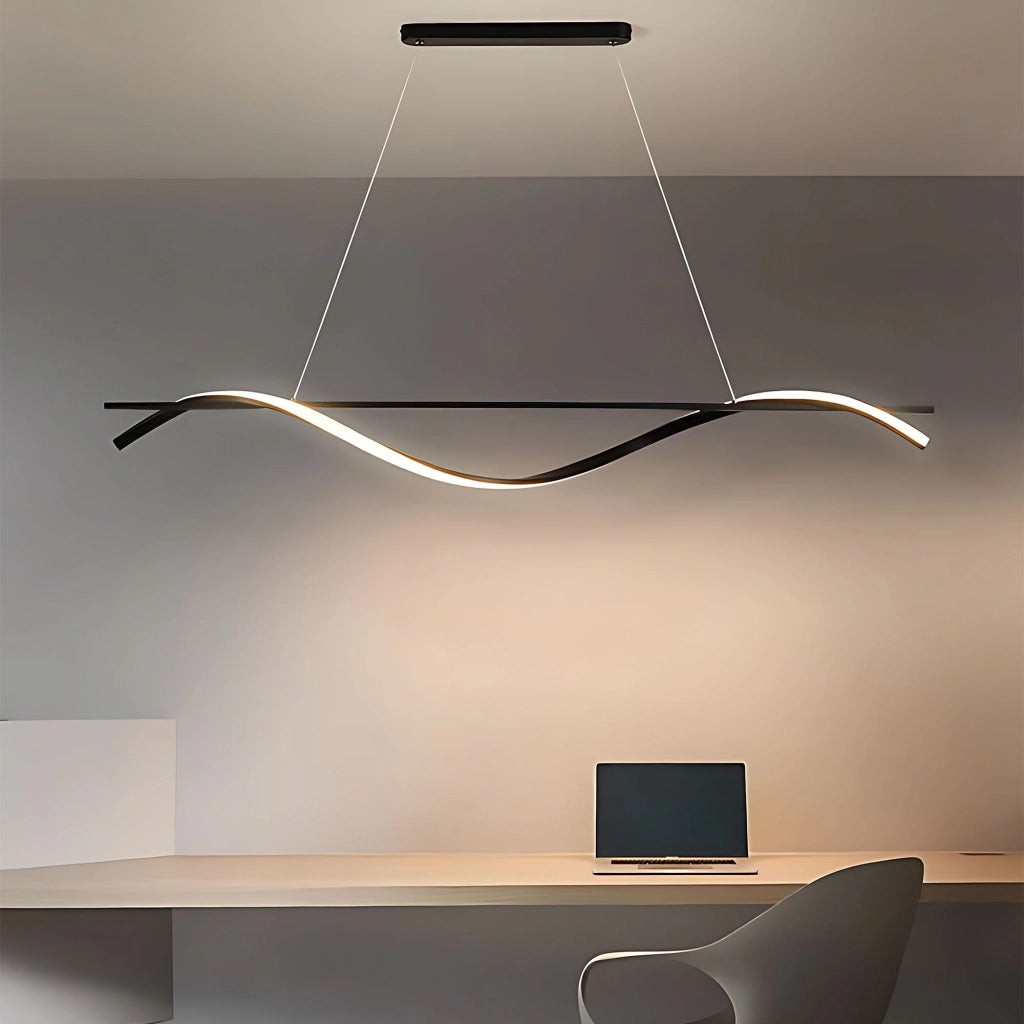 Lampada A Sospensione Lhj019-cp 120 Cm Nero