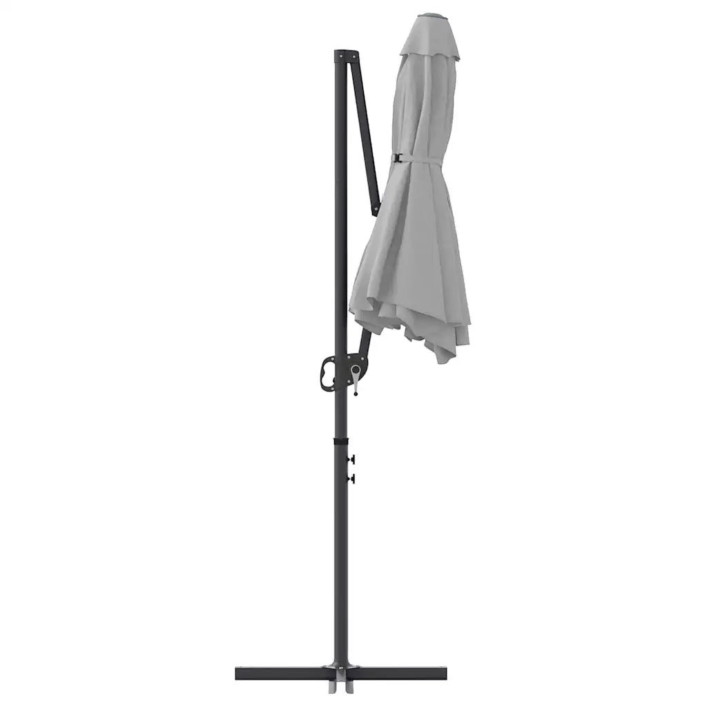 Ombrellone Sabbia 372 x 198 x 243 cm Poliestere e Alluminio 42003375