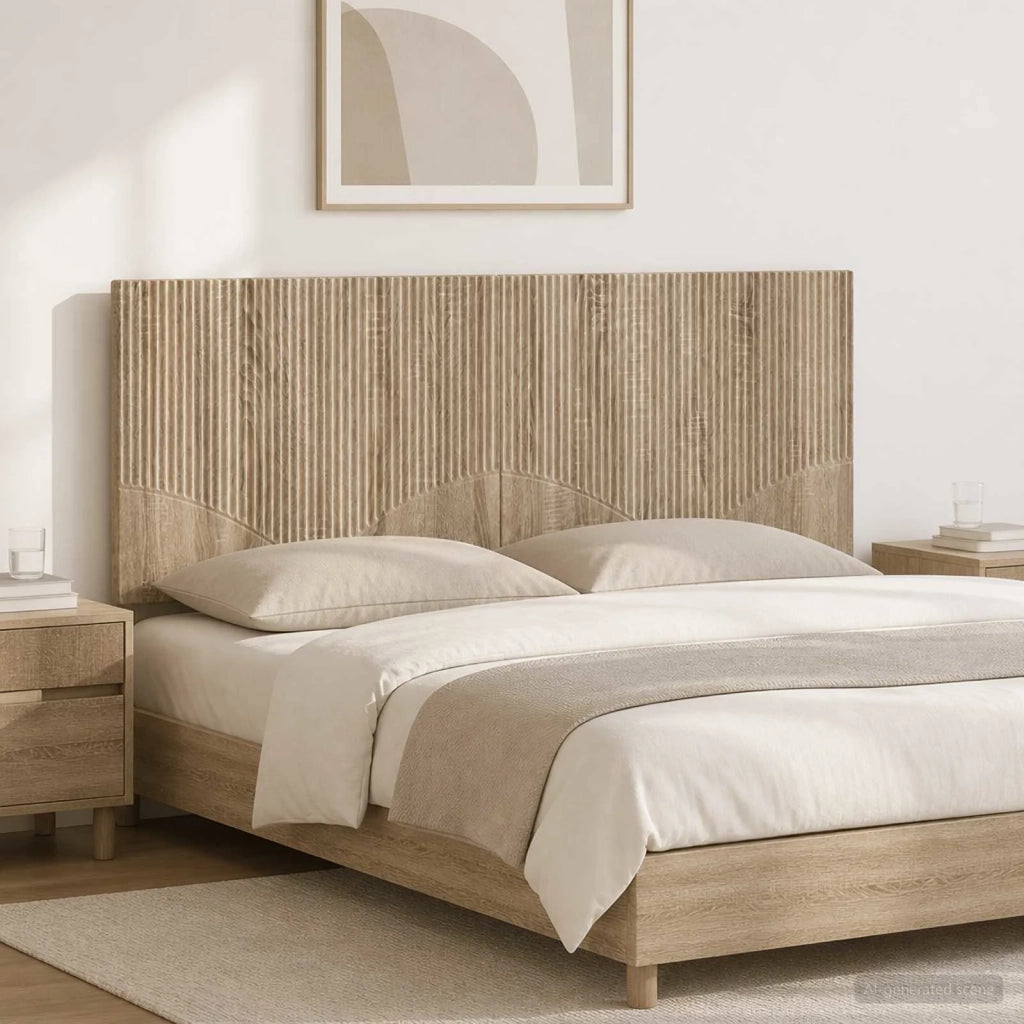 Testiera da Muro HOORN Rovere Sonoma Legno ingegnerizzato 897397