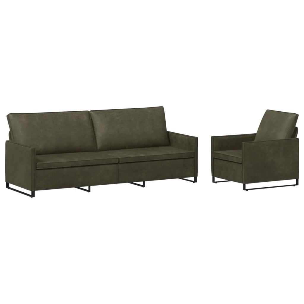 Set di divani 2 pcs Verde militare 3433133