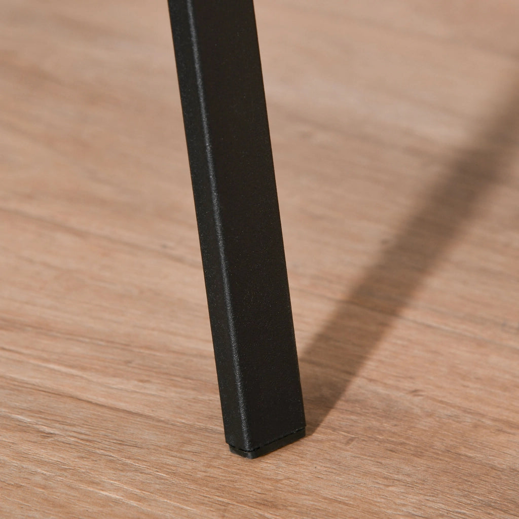 Appendiabiti da terra in metallo e MDF nero, 180 cm, con 3 barre, 8 ganci e piano d'appoggio