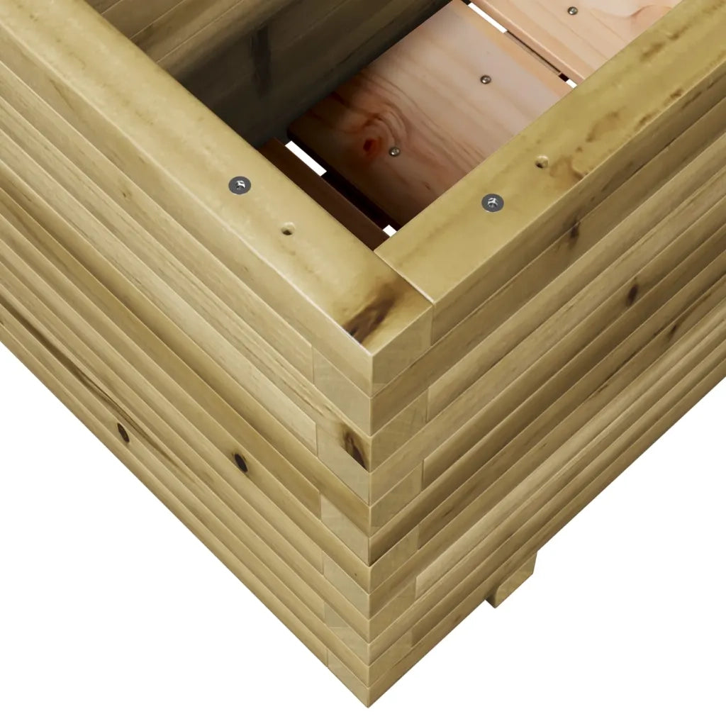 vidaXL Fioriera da Giardino 110x40x49,5 cm in Legno di Pino Impregnato