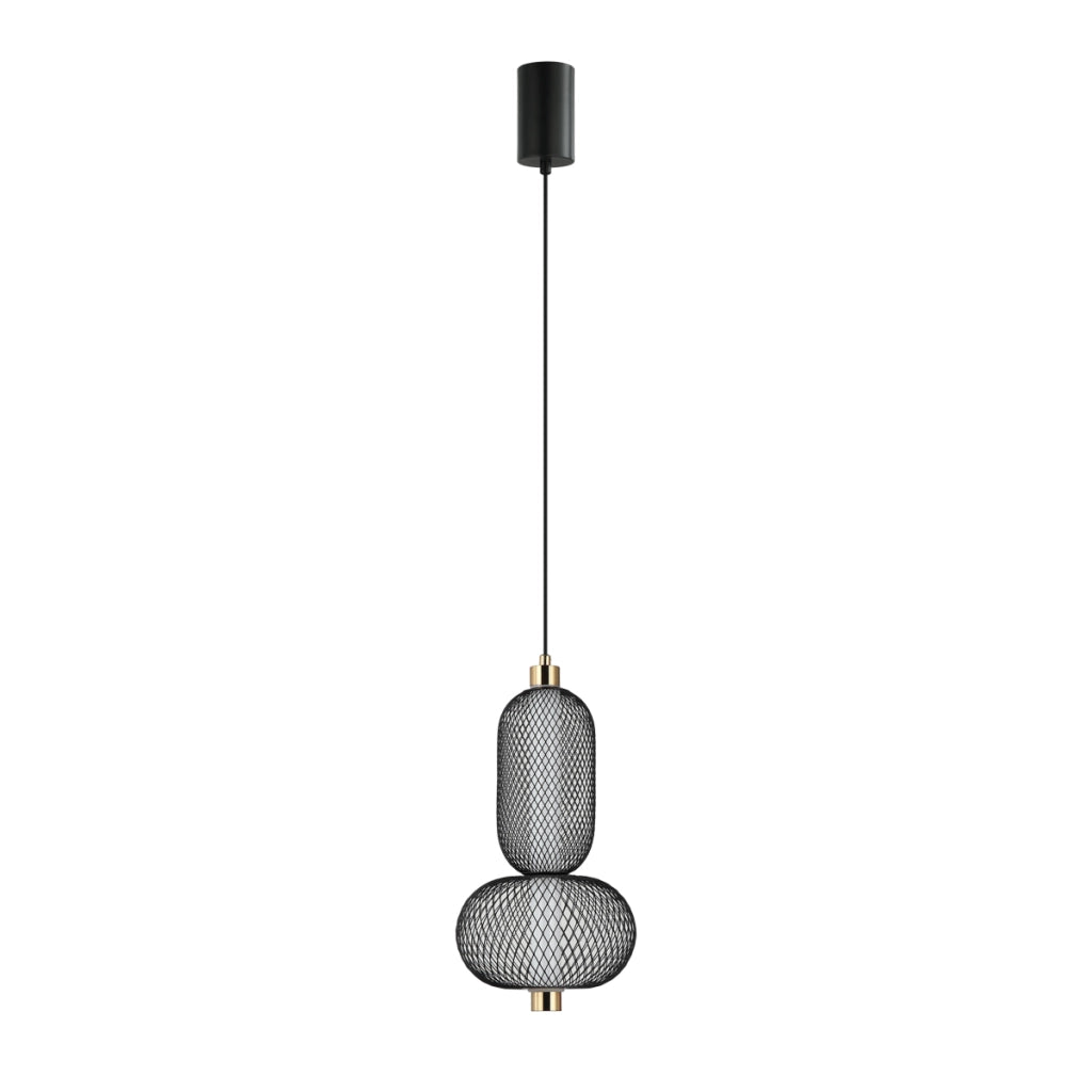 Lampada a sospensione Italux MARCO nero/grigio LED 10W