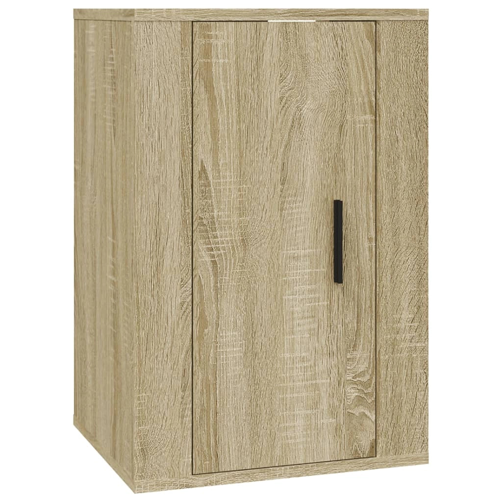 Mobile TV multimediale scaffale TV mobile TV credenza TV sala da pranzo soggiorno camera da letto a parete rovere Sonoma 40 x 34,5 x 60 cm marrone 02_0028154