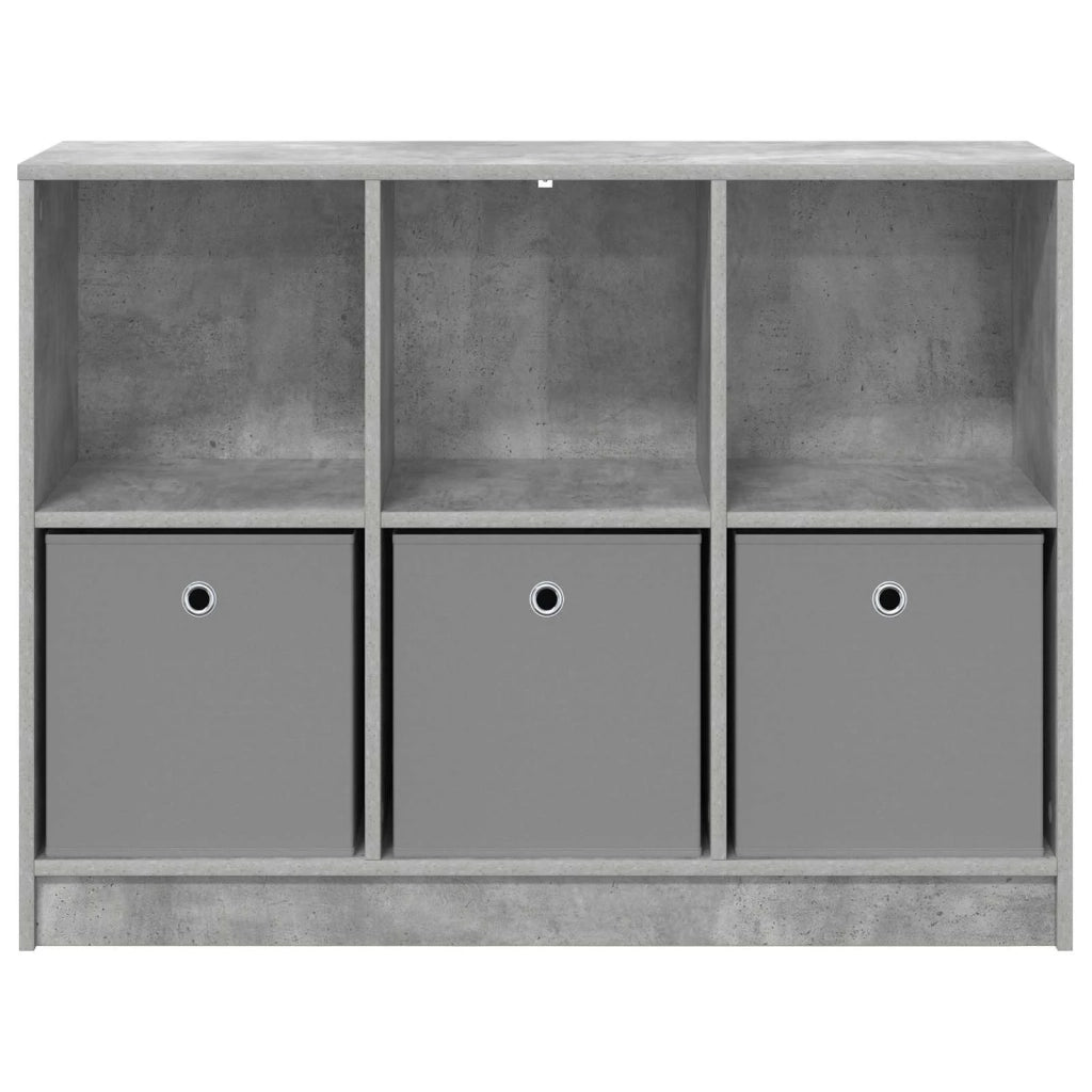 Credenza con cassetto Grigio cemento 102 x 32 x 73,5 cm