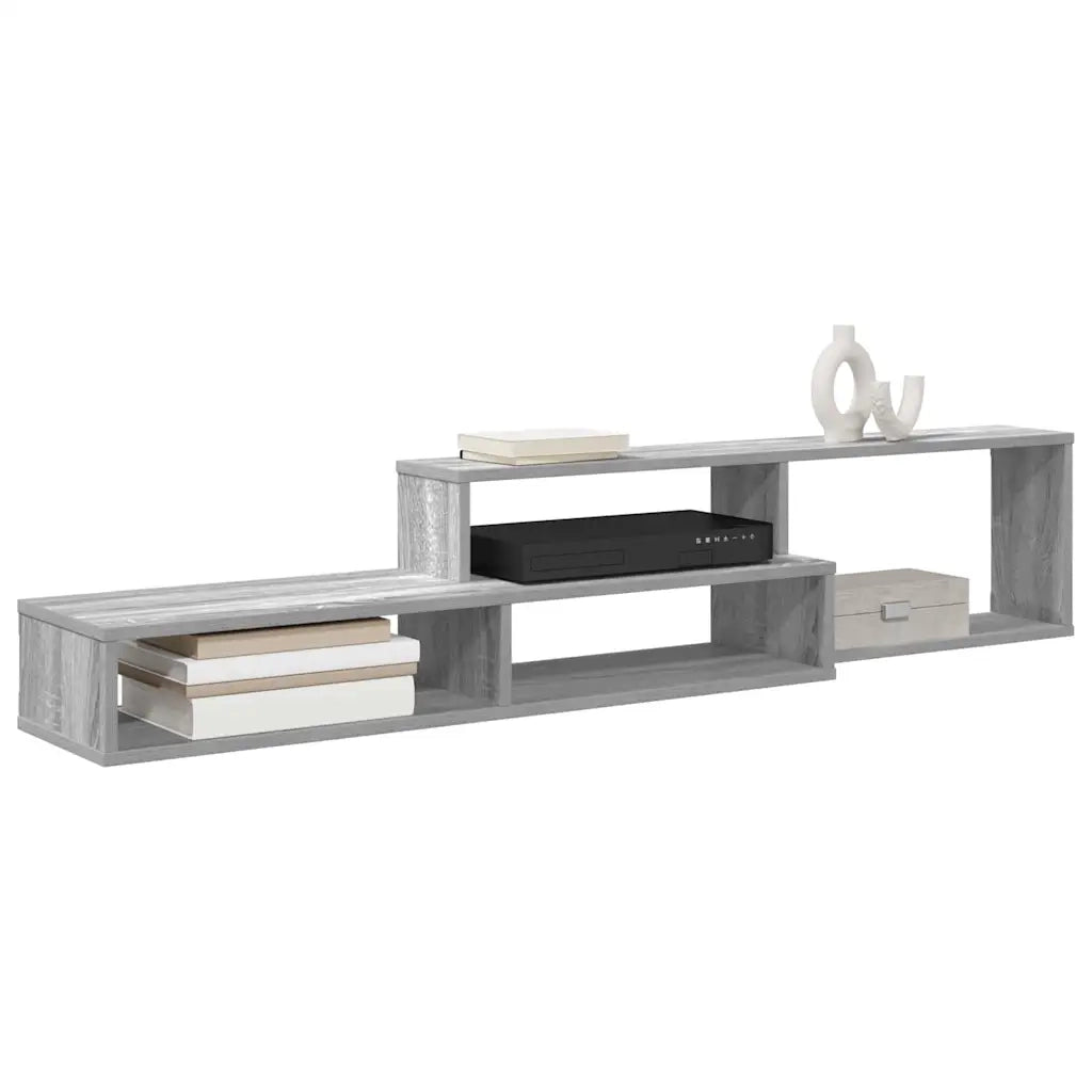 Supporto per TV aparete-Mensole a Muro 150x25x28,5cm Legno multistrato 427872