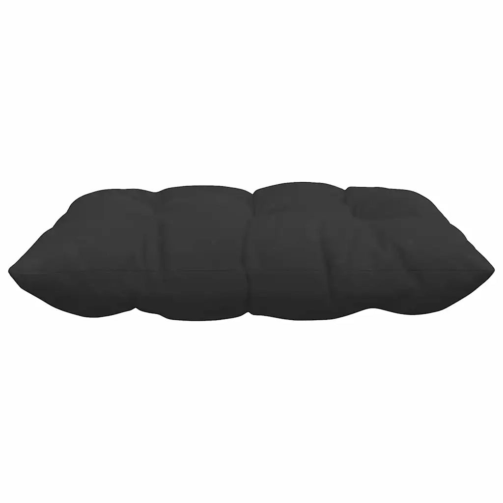 Cuscini per Seduta 4 pz | Cuscini per sedie Nero 40 x 40 x 6 cm Microfibra
