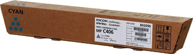 Ricoh 842096 cartuccia toner 1 pz Originale Ciano