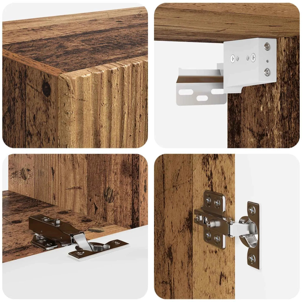 Set mobile TV 5 pcs Legno vecchio Legno multistrato