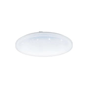 Plafoniera Moderna Frania-S Acciaio Bianco 6 Luci Led Integrato 5,5W