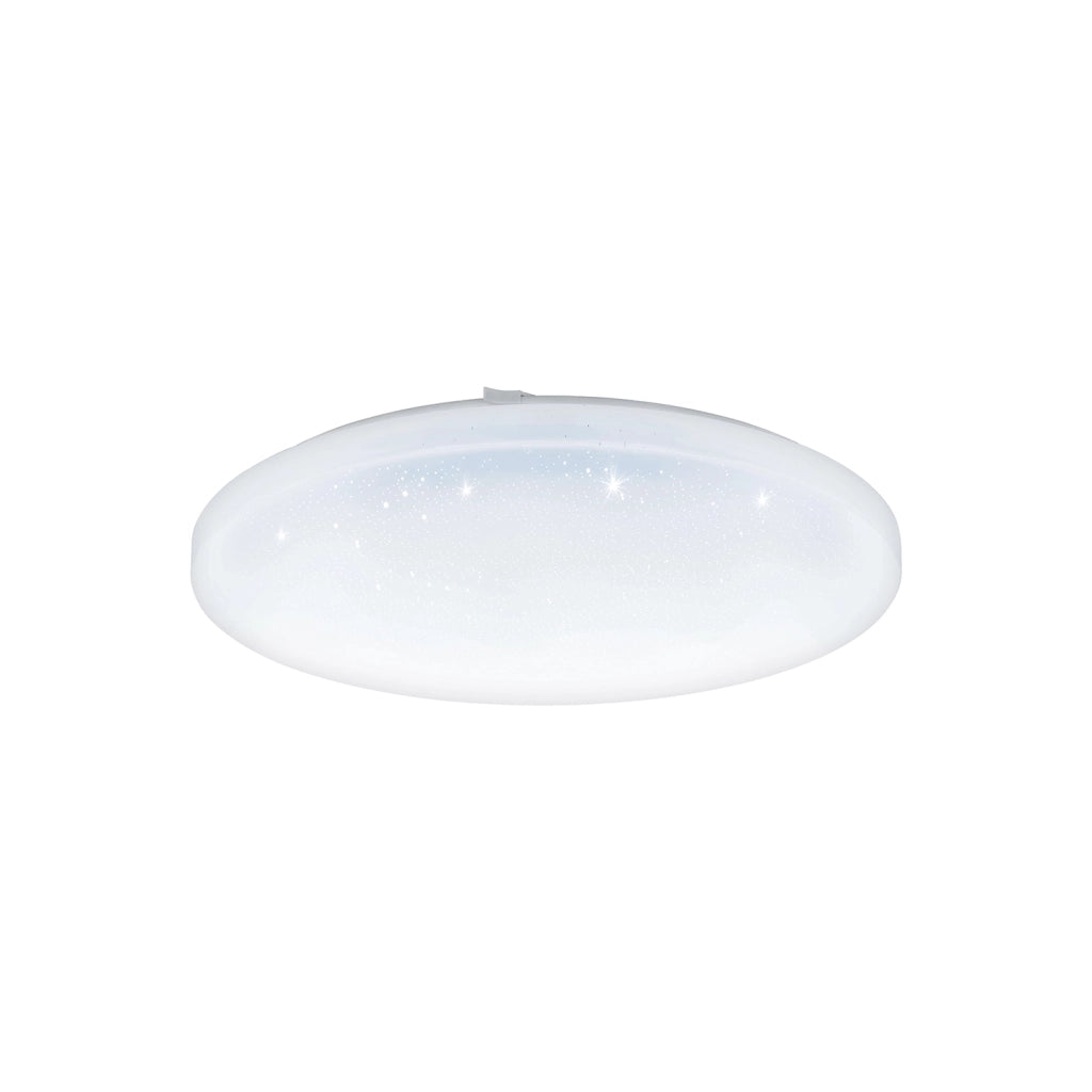 Plafoniera Moderna Frania-S Acciaio Bianco 6 Luci Led Integrato 5,5W
