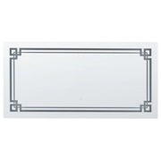Specchio da muro rettangolare con LED 120 x 60 cm stile moderno contemporaneo bagno illuminazione