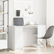 Scrivania Bianca 120x42x76 cm in Legno Multistrato 861814