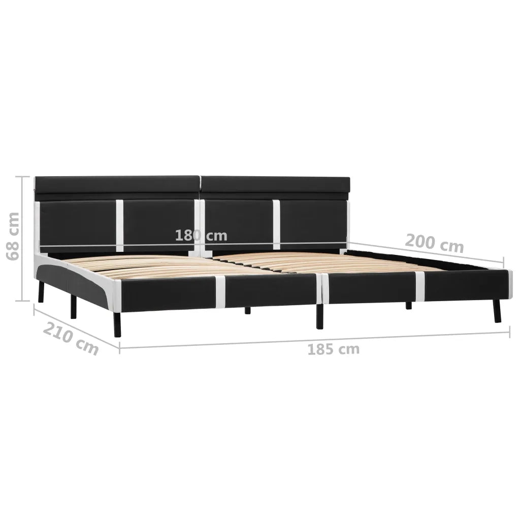 Giroletto con LED Grigio in Similpelle 180x200 cm 280311