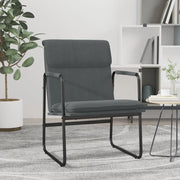 Sedia Lounge Grigio Scuro 55x64x80 cm in Tessuto cod mxl 14916