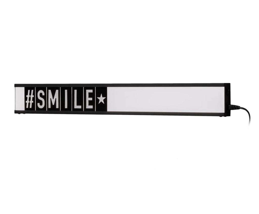 Lampada led WORDS nero