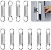 Pennini magnetici in silicone da 10, ideali per pennarelli a inchiostro gel o marker per lavagna, adatti per scrivanie, frigoriferi, lavagne bianche e tabelloni (grigio, 10-pack)