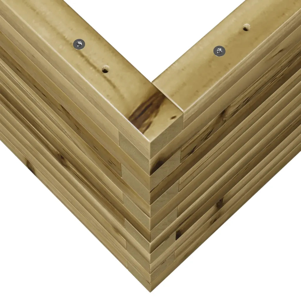Fioriera da Giardino 90x40x45,5 cm in Legno di Pino Impregnato 847272