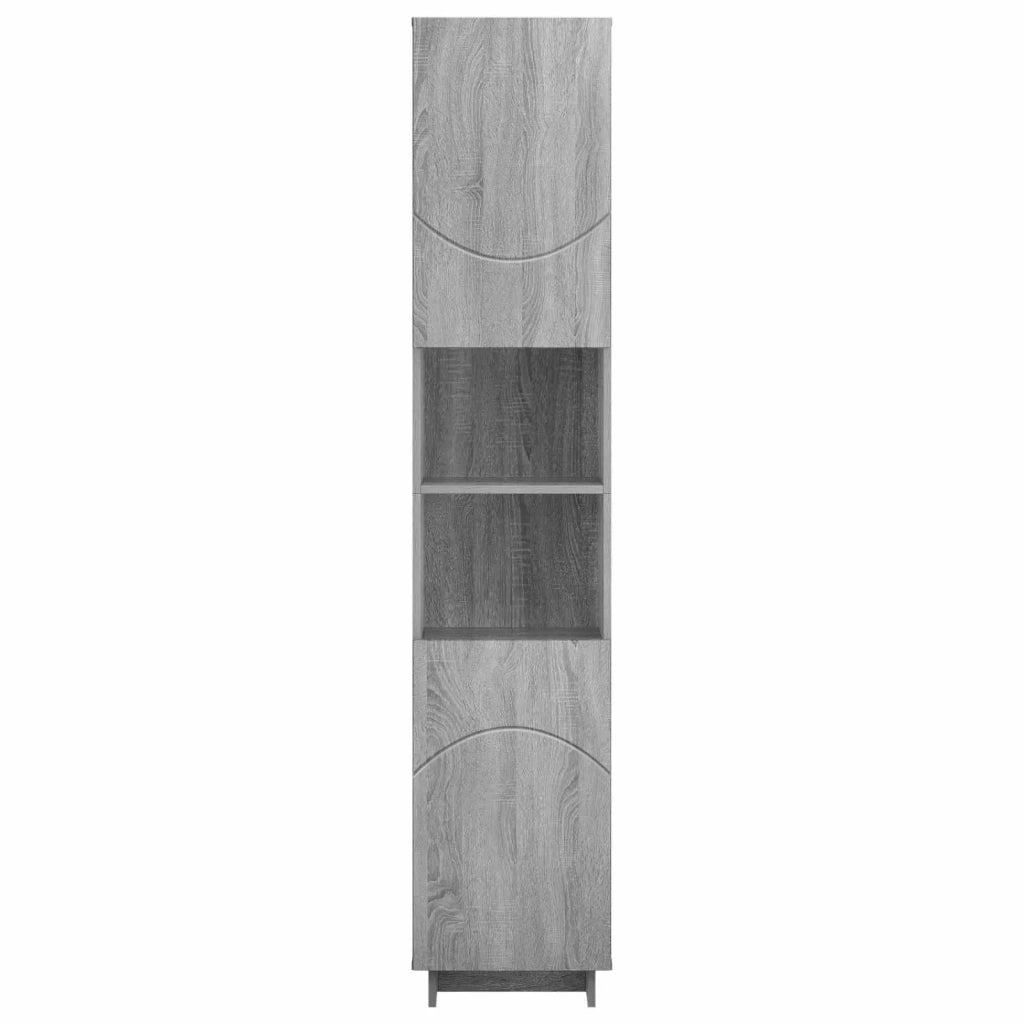 Mobile da bagno Sonoma grigio 36.5 x 38 x 180 cm 8011600