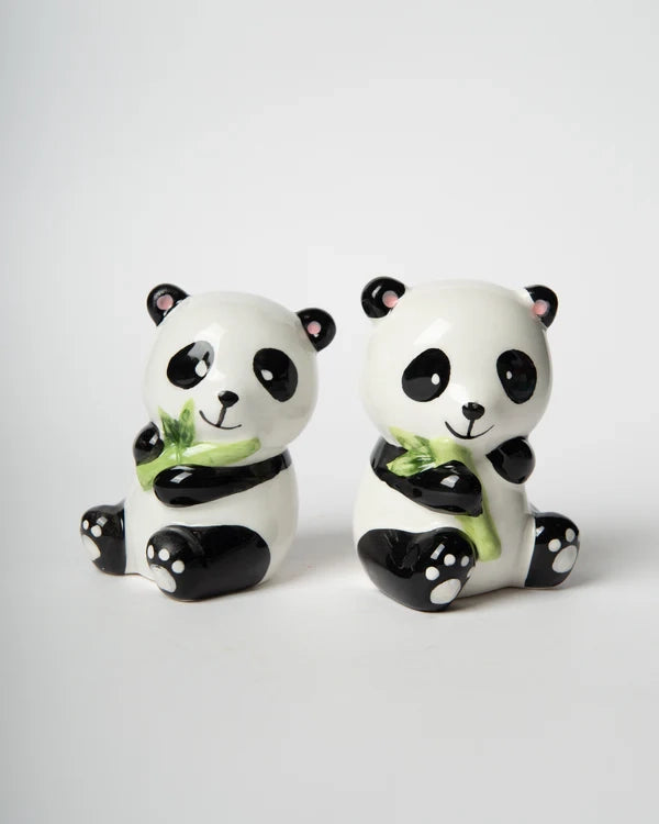 Set sale e pepe in ceramica panda