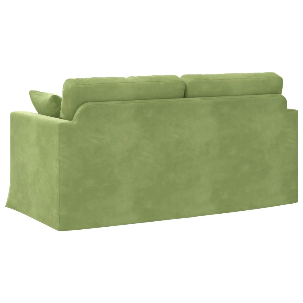 Divano Verde chiaro 158 x 78 x 80 cm Velluto