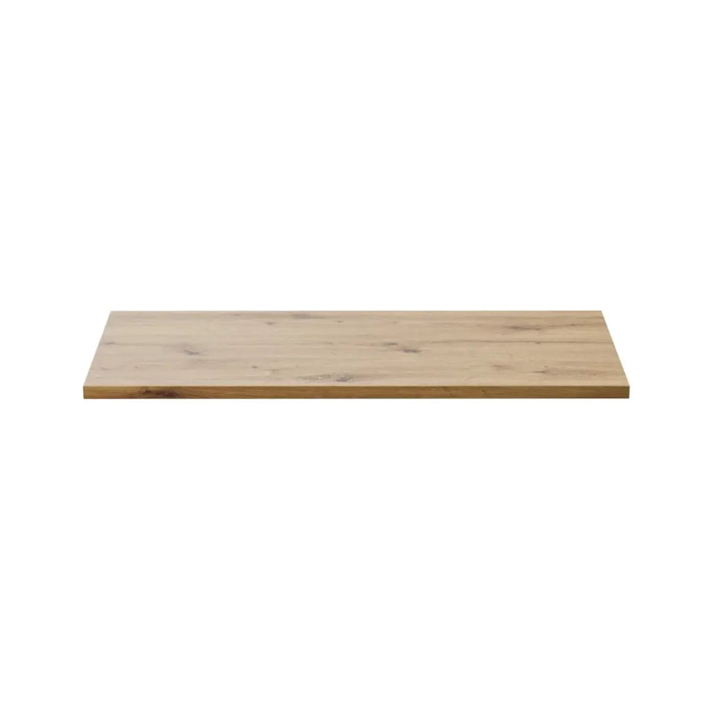 Piano per mobile sottolavabo BRAZZA – 100 cm – Rovere chiaro – Spessore 2,5 cm – Da appoggio