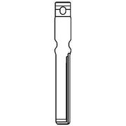 CHIAVE FLIP AUTO VOLKSWAGEN HU116CH SILCA  OTTONE NICHELATO