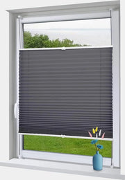Ragno plissé senza luce di illuminazione per finestre e porte Easyfix con aspetto "Crushed Look" 105x130cm
