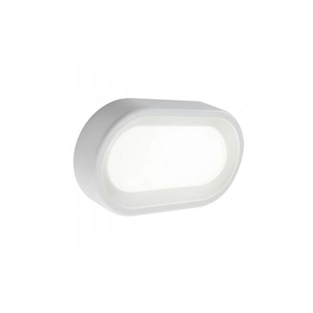 Plafoniera Esterno Moderna Orion Alluminio E Termoplastica Bianco Led 9W 4000K
