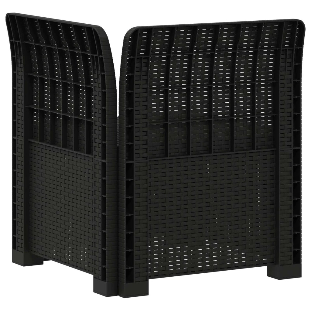 Divano da Giardino a 1 Posto con Cuscino Aspetto Rattan PP 8011817