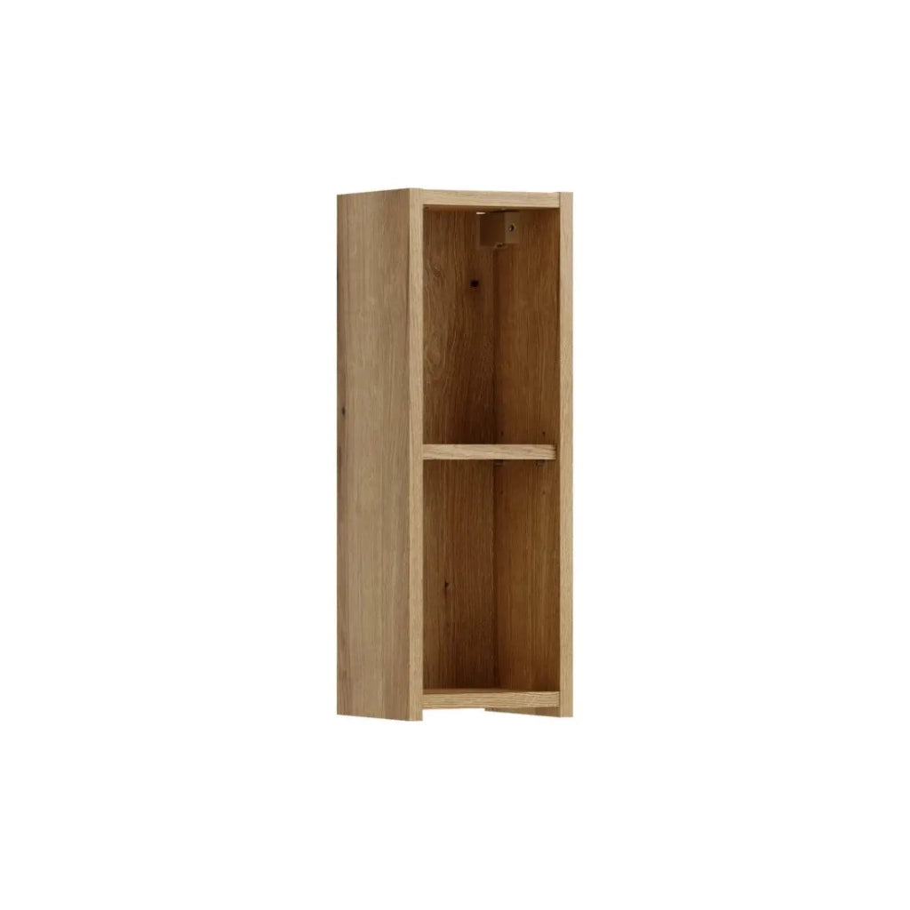 Mobile da bagno VANO 57 cm in quercia sospeso con 2 nicchie