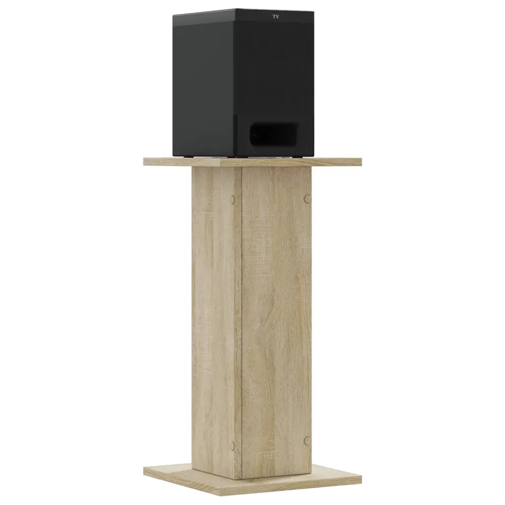 Supporti Altoparlanti 2 pz Rovere 30x30x40 cm in Multistrato CFW3637173
