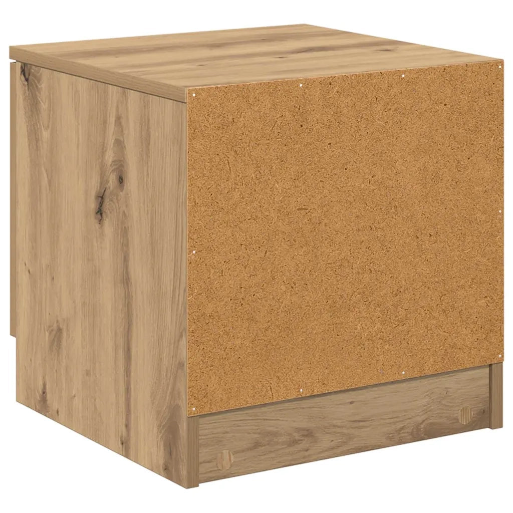 Armadietto per letto 2 pz Rovere artigianale 40 x 39 x 40cm CFW2476456
