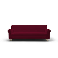 Copridivano Elasticizzato 1 Posto in Poliestere Iris Bordeaux