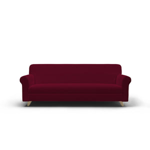Copridivano Elasticizzato 1 Posto in Poliestere Iris Bordeaux
