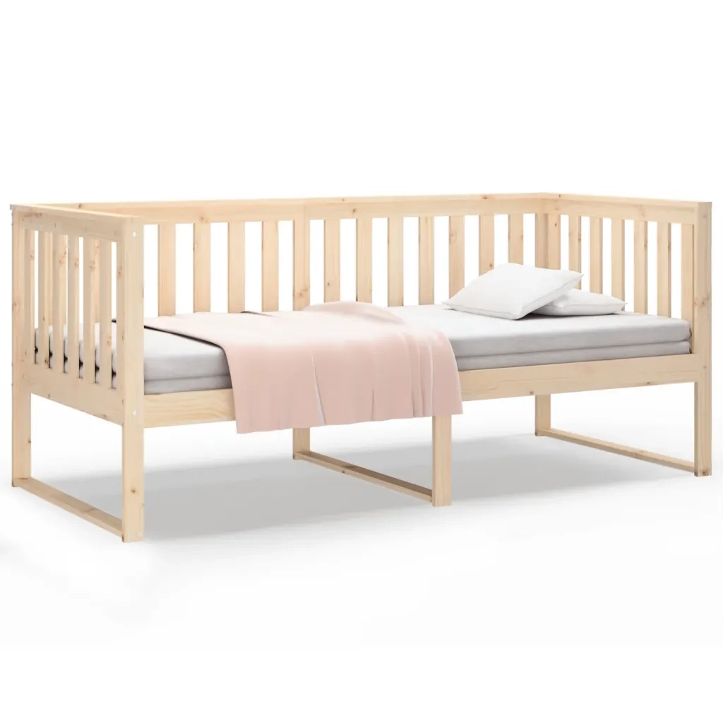 Dormeuse senza Materasso 90x200 cm in Legno Massello di Pino 820871