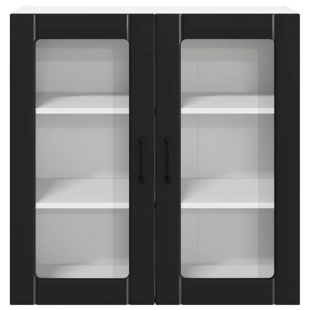 Mobile da cucina moderno e funzionale 80 x 31 x 80 cm in legno ingegnerizzato nero 02_0054083