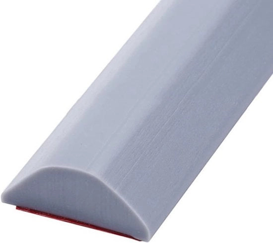 Striscia impermeabile per doccia - barriera autoadesiva - grigio - silicone