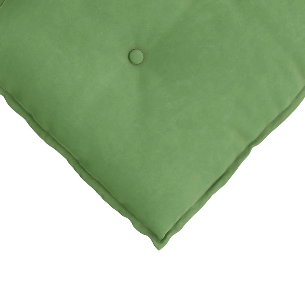 Cuscino per Schiena | Cuscino dorsale Verde chiaro 140 x 50 cm Tessuto in Cords