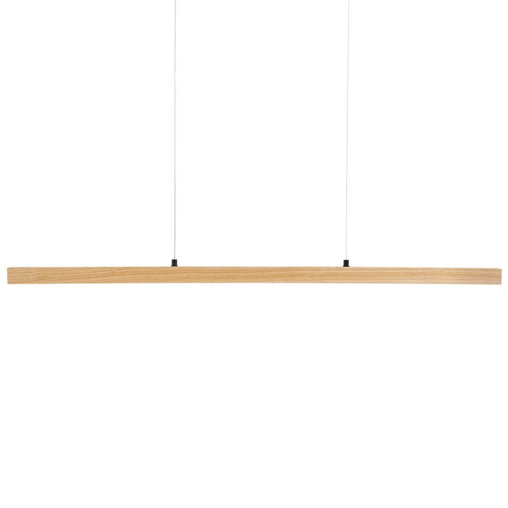 Lampada a sospensione a LED in legno di quercia Design minimalista con telecomando per l'oscuramento dell'illuminazione