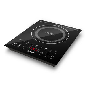 SOGO Cucina a Induzione Digitale Portatile 2000W Piastra in Vetro Touch LED 8 Temperature 7 Funzioni Timer Auto Spegnimento