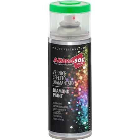BOMBOLETTA SPRAY METALLIZZATO AMBROSOL 400 ml - Argento - 6 pezzi- AMBROSOL